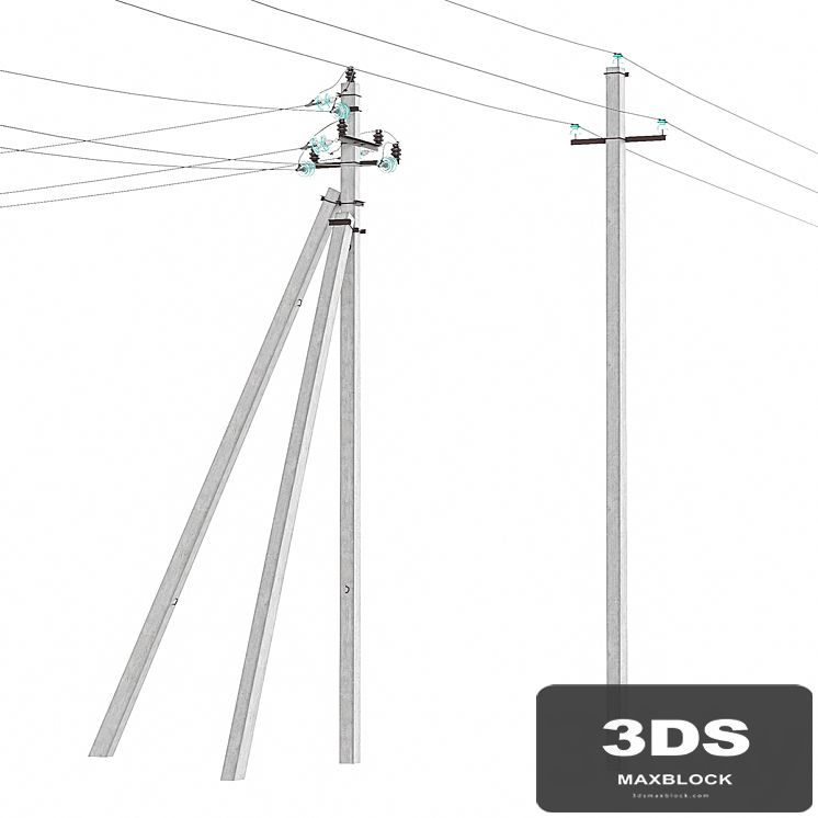 Power line post