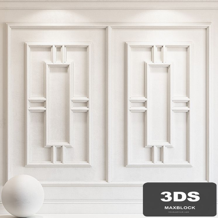 Decorative plaster with molding 47