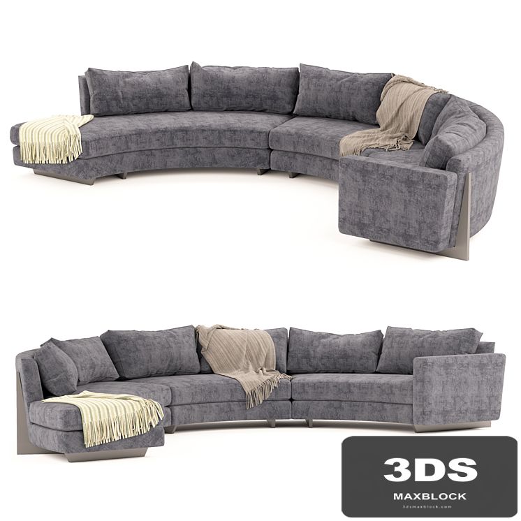 Thayer coggin round sofa