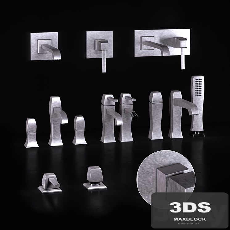Gessi Mimi mixers for sink and bath