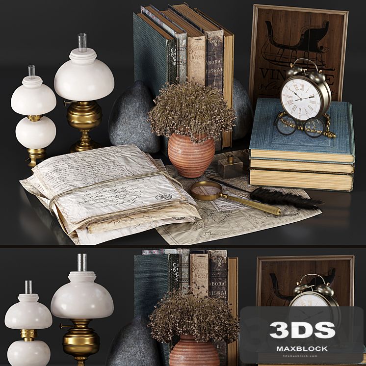 Old decorativ set