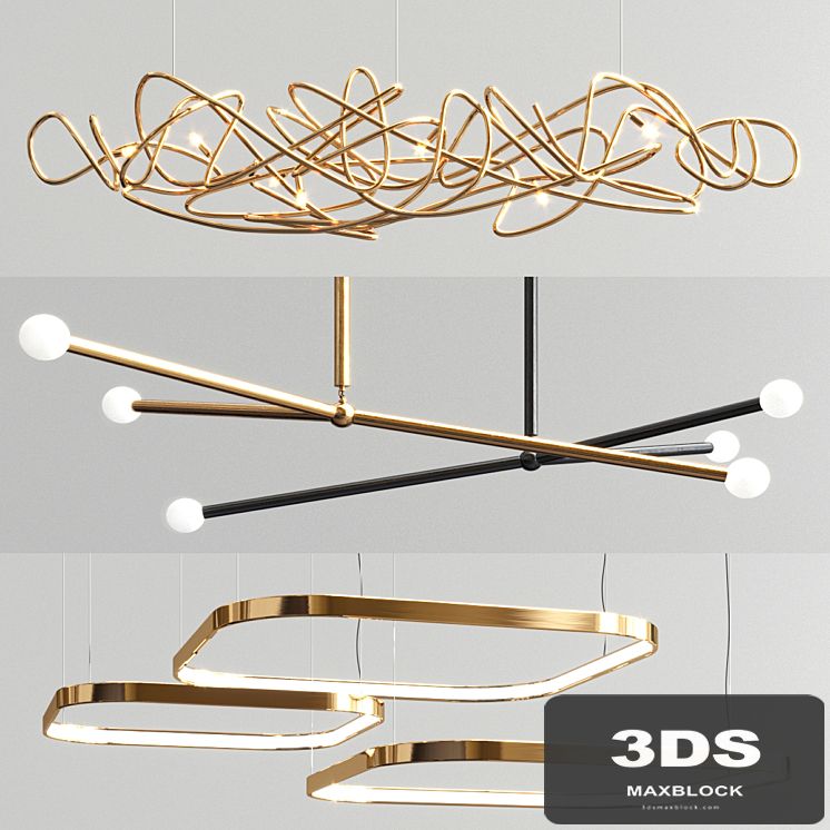 Apparatus Doodle Ring Chandelier - 3 type