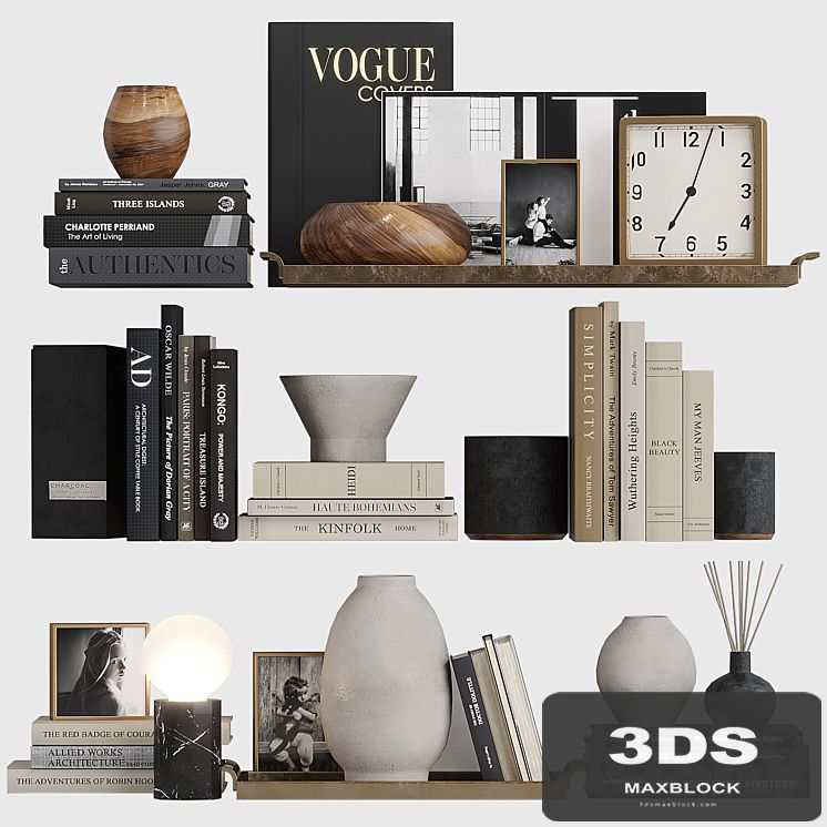 Decor shelf set 3
