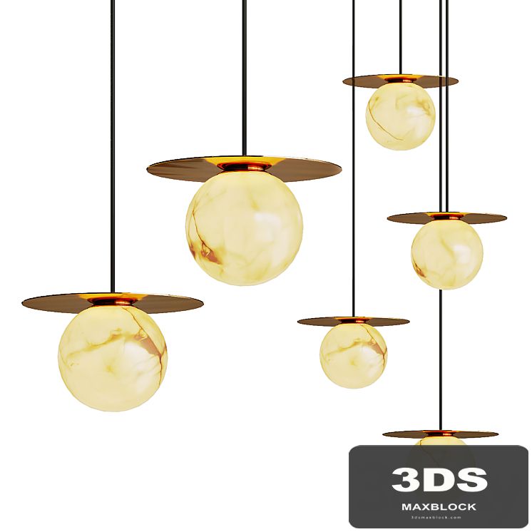 Ball pendant lamp MARBLE ORB
