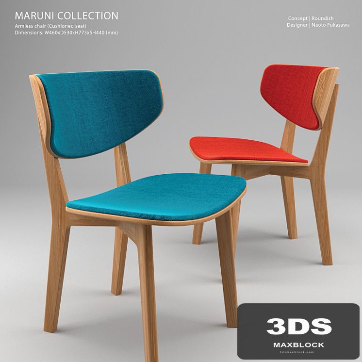 Maruni Armless Chair