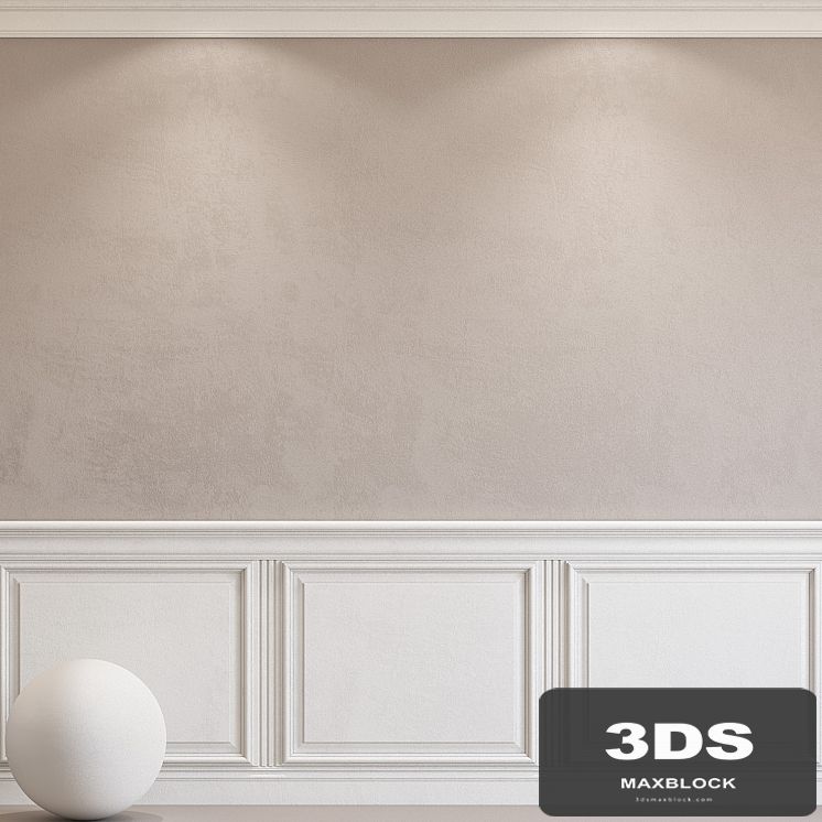 Decorative plaster with molding 58