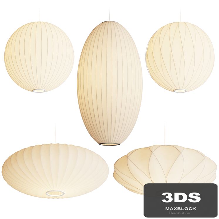 George Nelson Bubble Pendant Lamps