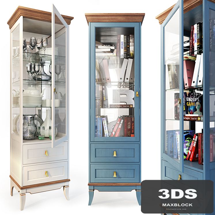 Single-door wardrobe / showcase for dishes Thelma, Gomeldrev. Showcase