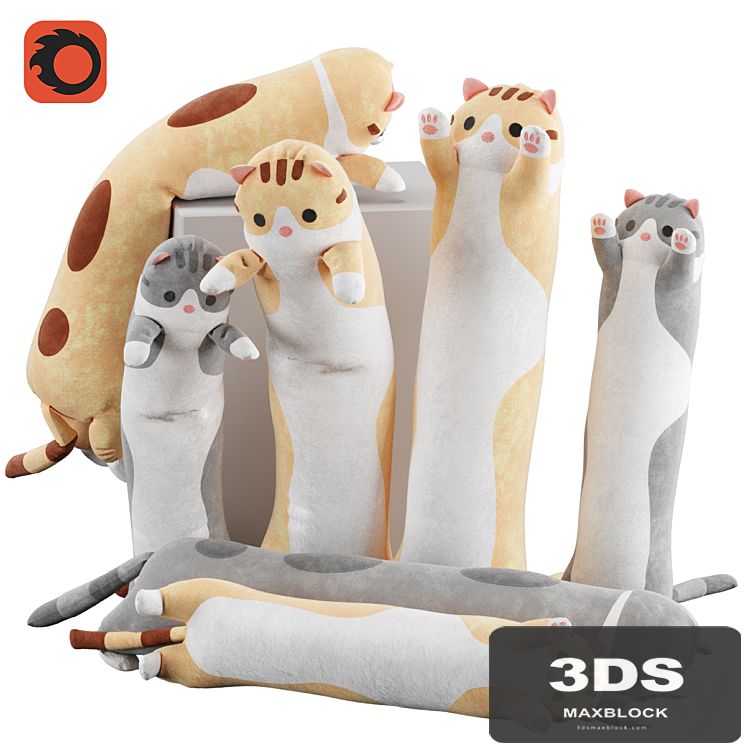 Stuffed plush toy, cat from aliexpress