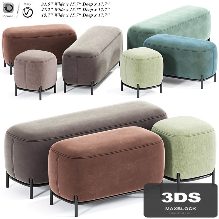 Hemlock Ottoman