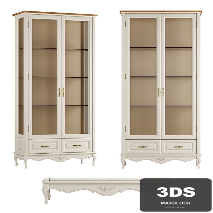 Wardrobe - showcase Meroni double / Showcase two dors