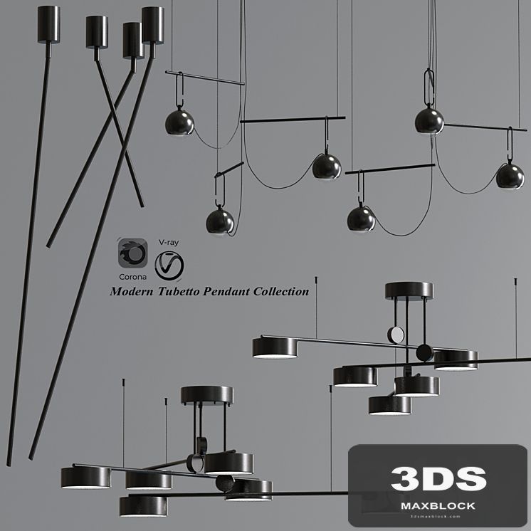 Modern Tubetto Pendant Collection