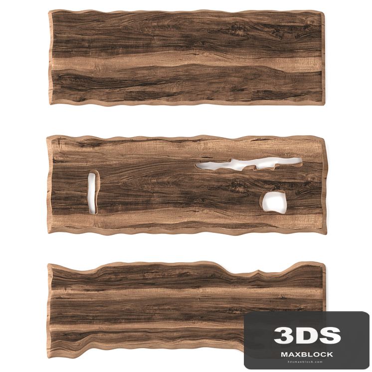 Wooden slabs