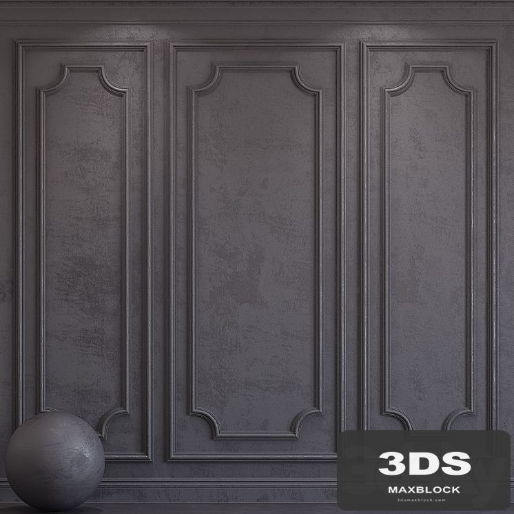 Decorative plaster with molding 65