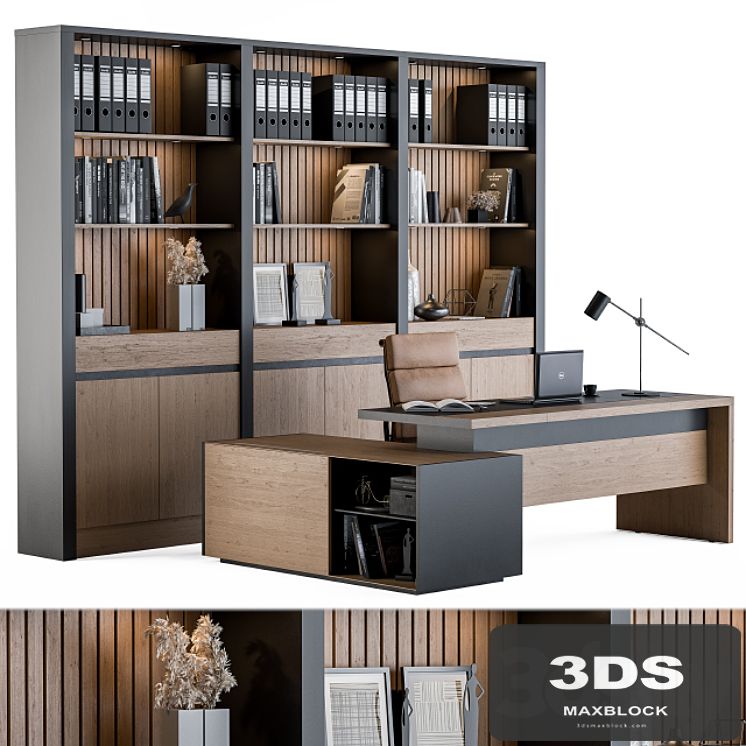 Office Furniture - Manager Set 09