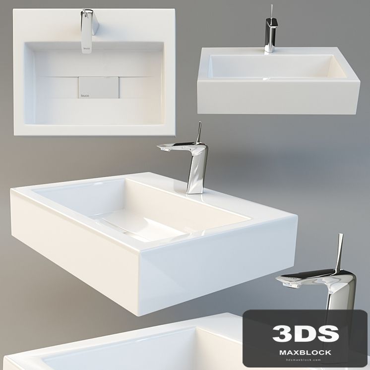 Sink and faucet teuco wilmotte teuco skidoo