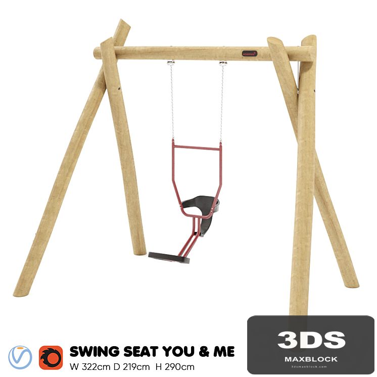 Kompan. Swing with You and Me Seat