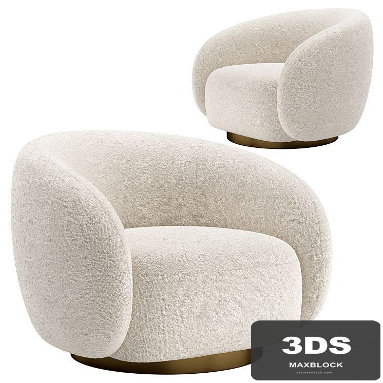 Swivel Chair Brice / Eichholtz