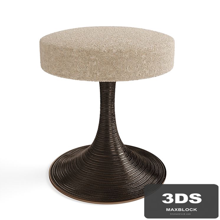 Chahan Tourbillon Bronze Stool