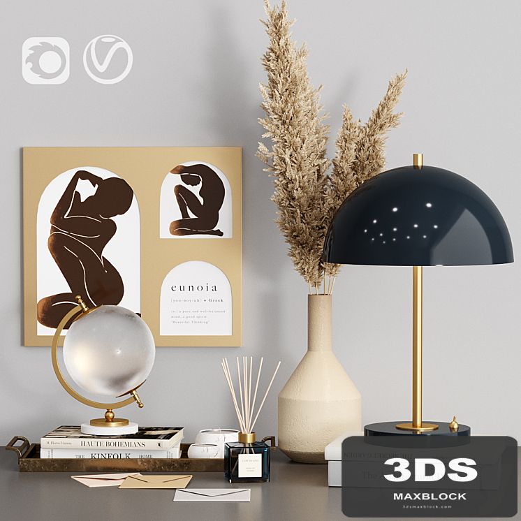 Decorative Set Zara Home with Dry Plants