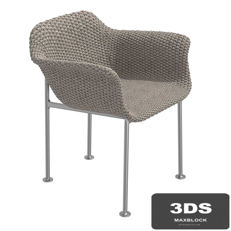 JANUS et Cie GINA Chair with armrests