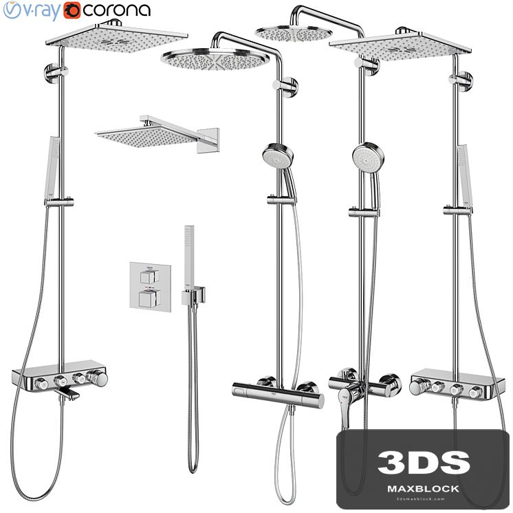 Grohe Shower Systems Set 106