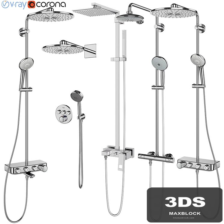 GROHE shower systems set 107