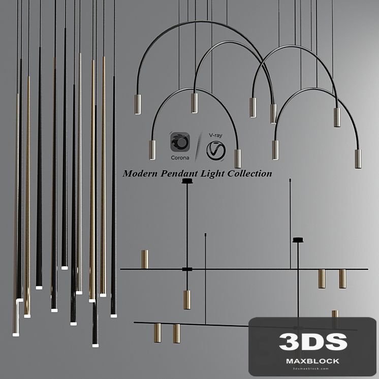 Modern pendant light collection