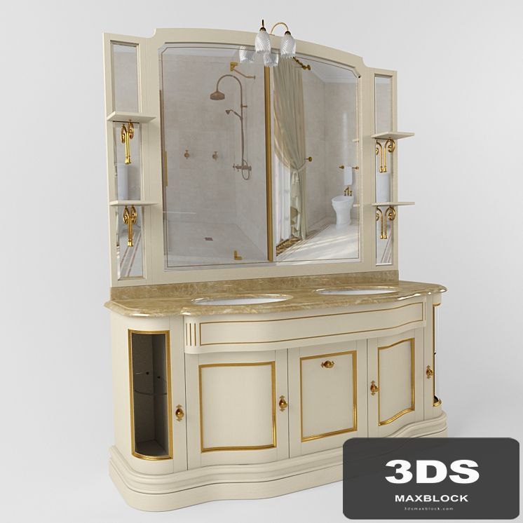 Washbasin Eurodesign, collection IL Borgo