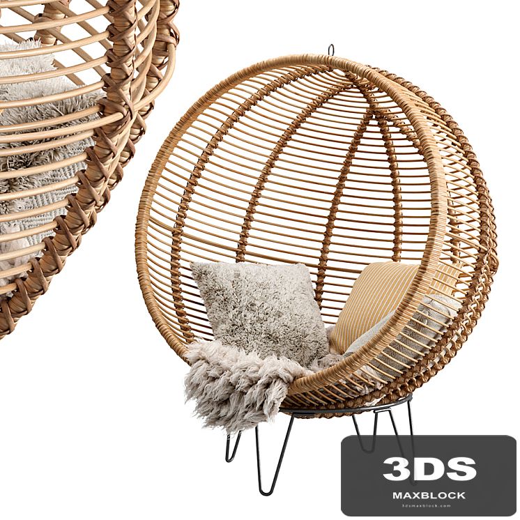 Rattan Cocoon Chair Cox & Cox
