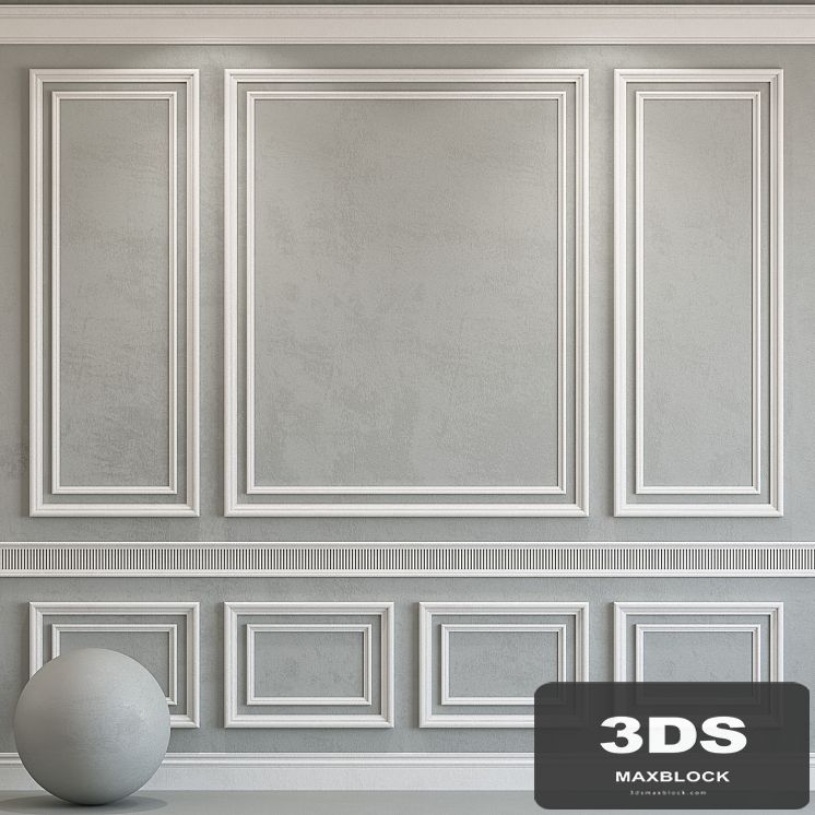 Decorative plaster with molding 74