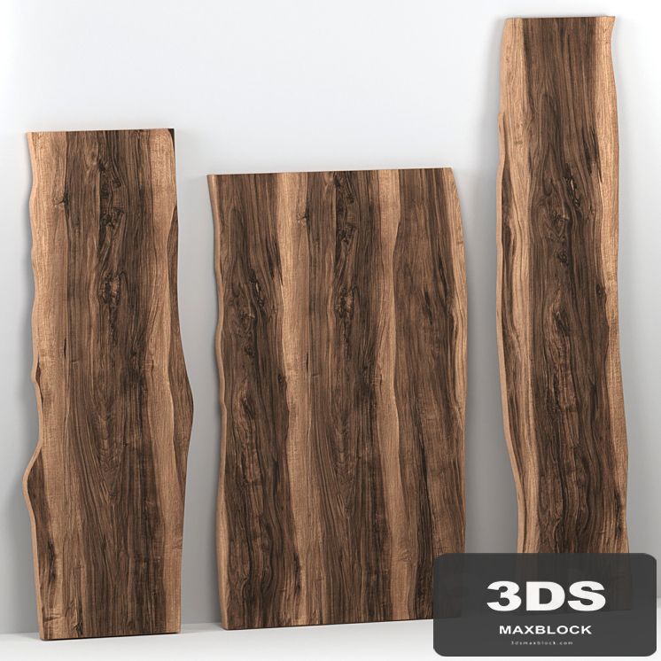 Wooden slabs