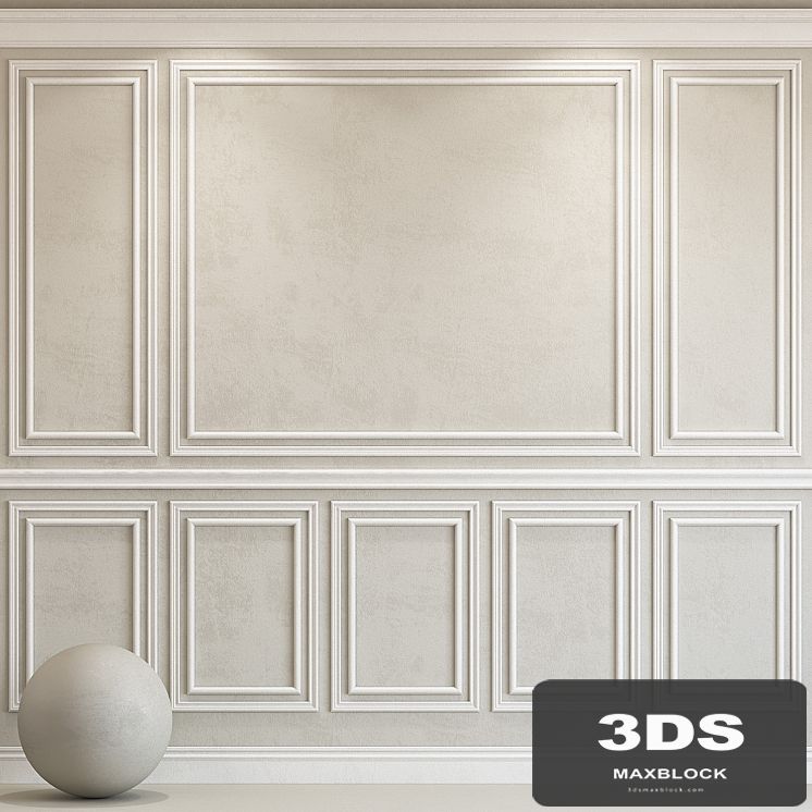 Decorative plaster with molding 79