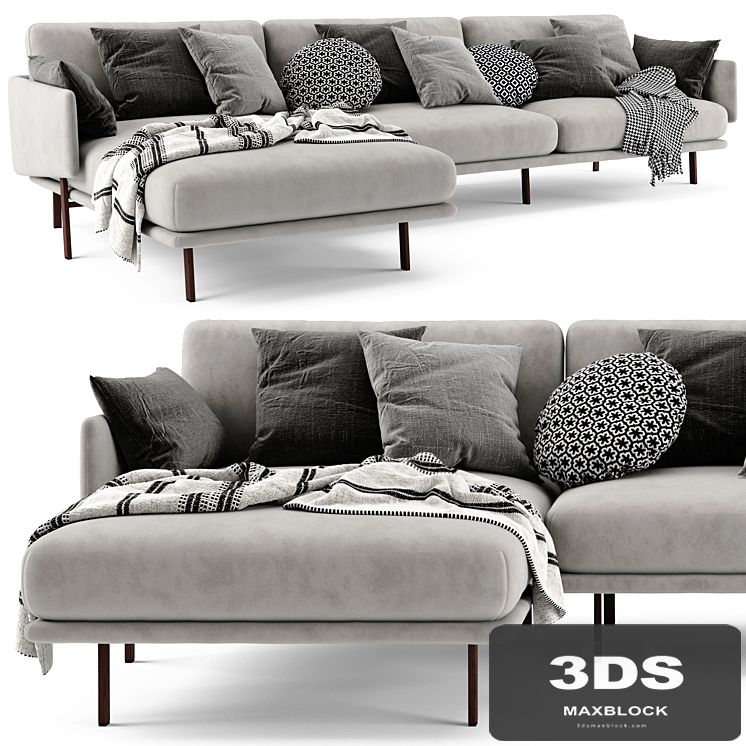 Bonaldo Structure Chaise Longue Sofa