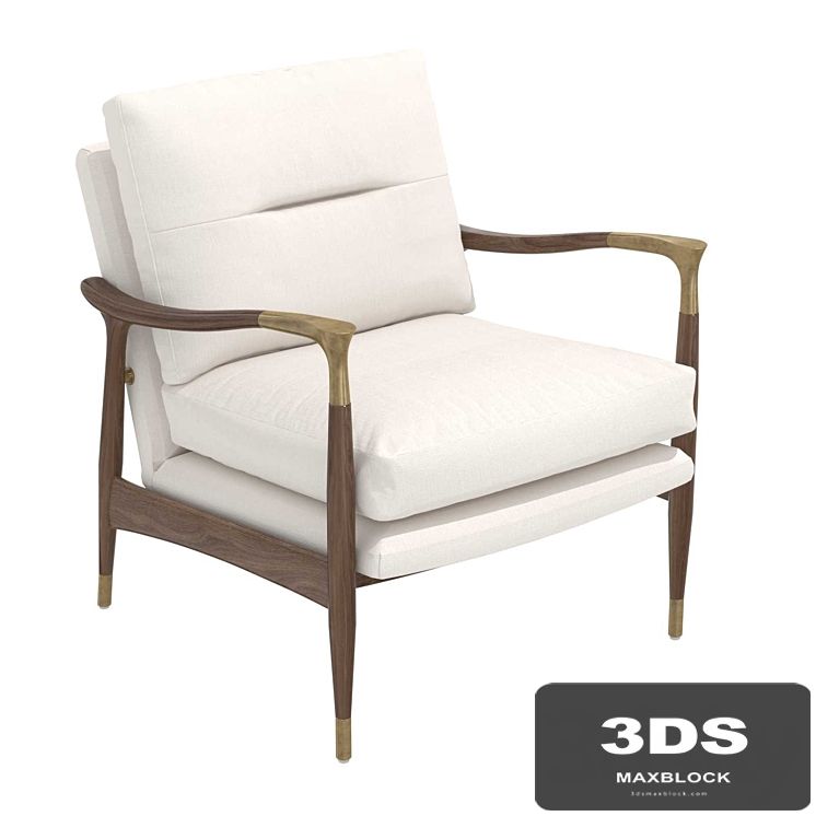 Theodore Arm Chair Natural Linen soho home