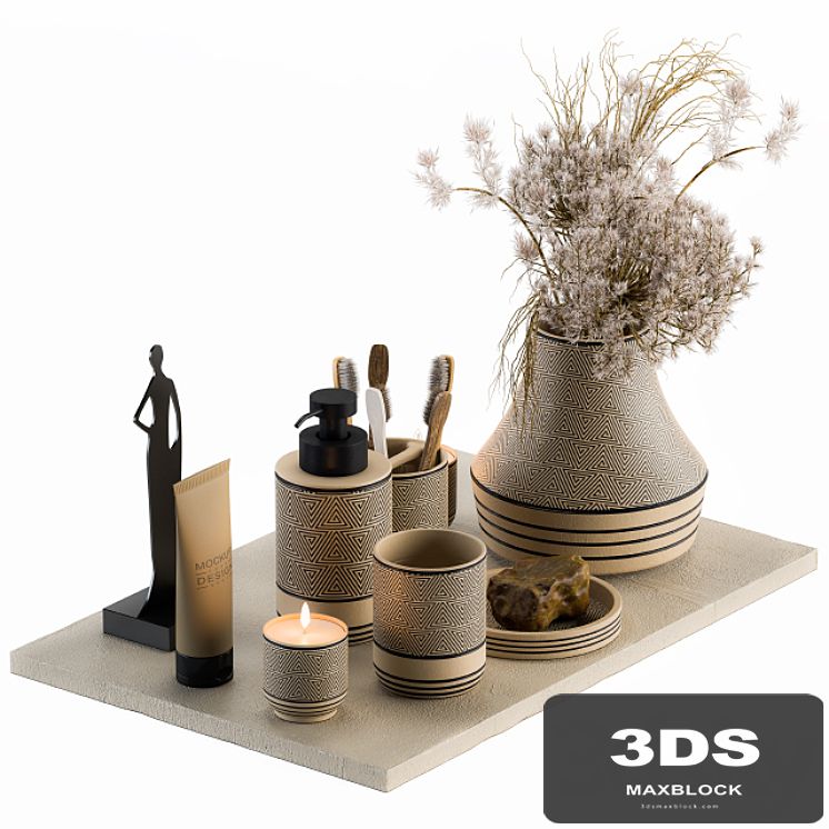 Bathroom Decor Set 08