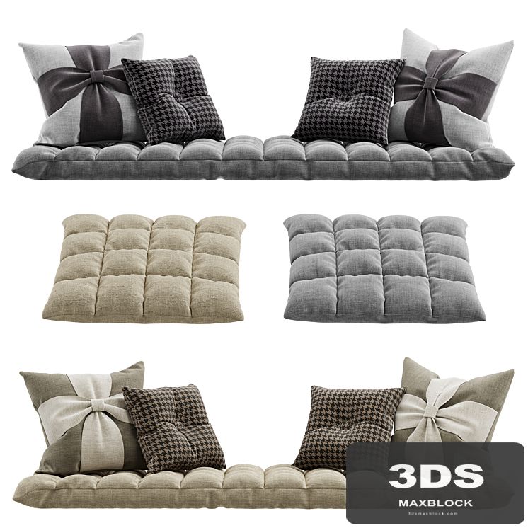 Seat pillow set 4