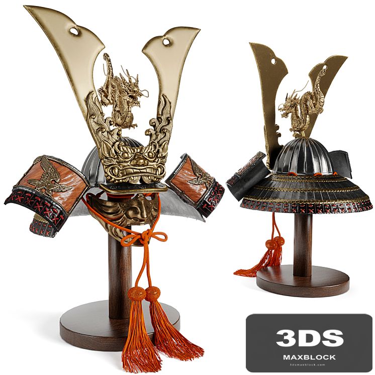 Japanese Fabulous Samurai Helmet and mask
