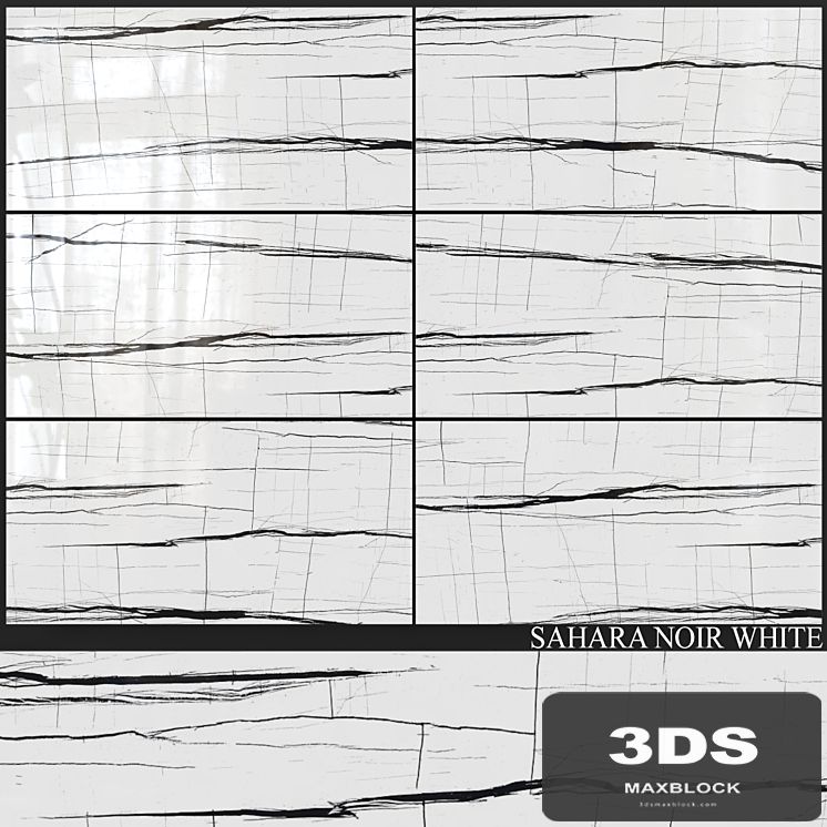 Decovita Sahara Noir White 600x1200