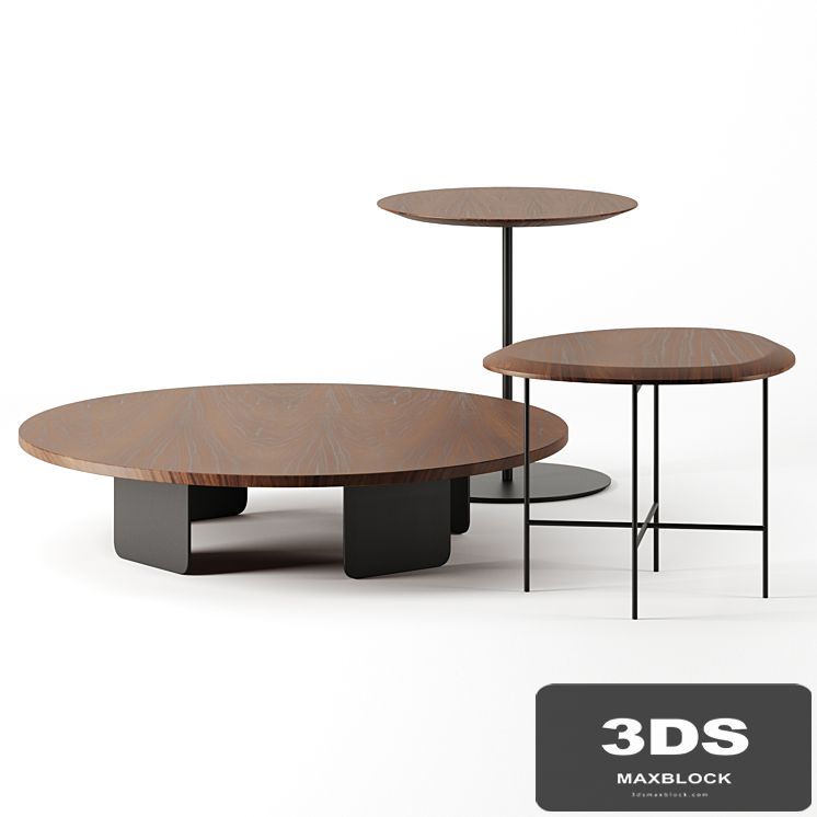 coffee tables set by bernhardt design