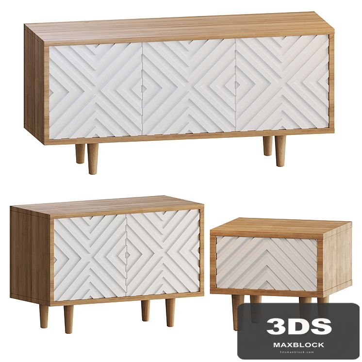 Cabinet Osobica Mount No.2 and bedside table