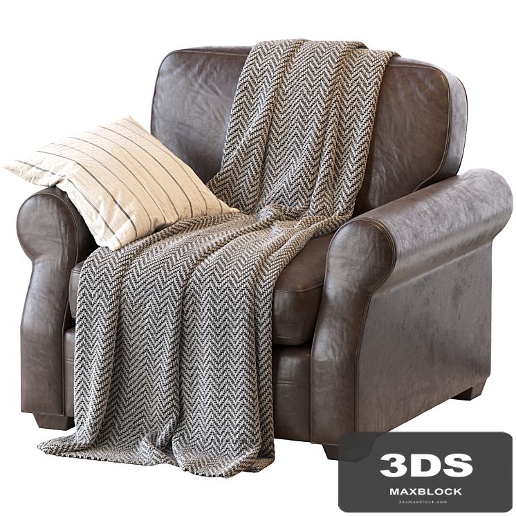 Fremont Roll Arm Upholstered Armchair
