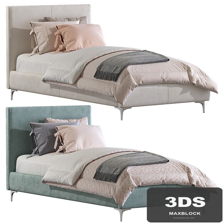 Bed Andes Deco Upholstered Bed 2