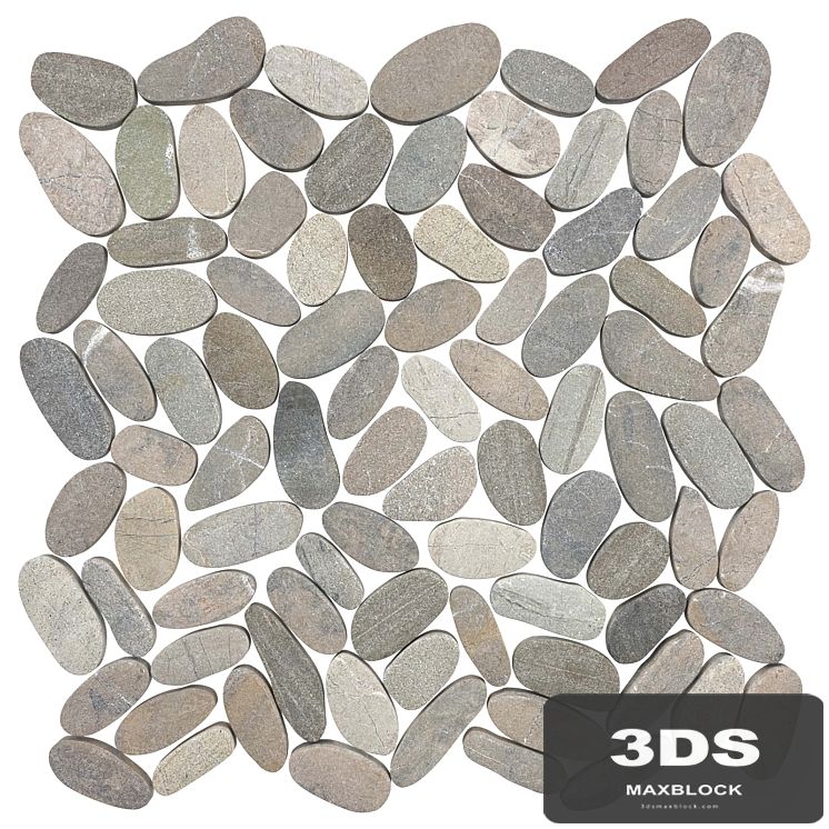 VITALITY MICA - zen rocks flat pebbles mosaic