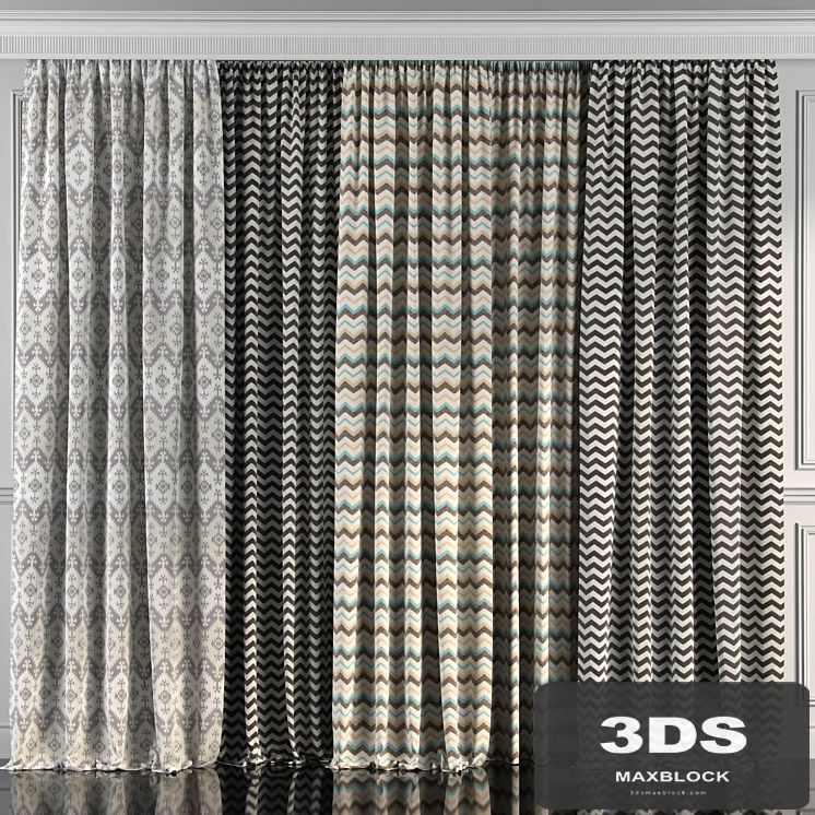 Curtains with window 90