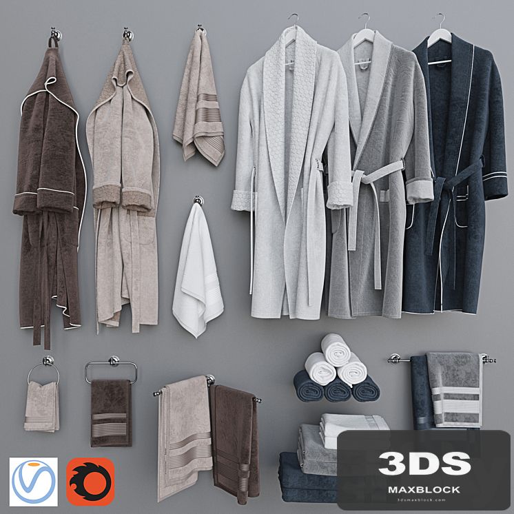 Bathrobe set 4