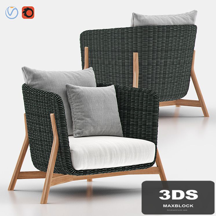 ROUND SILLON Armchair - POINT