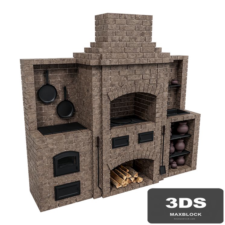 Brick oven barbecue