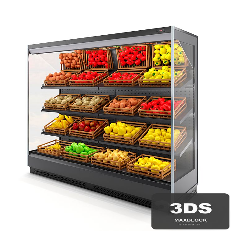 Refrigerator Tesey Plug-in fruit and vegetable.