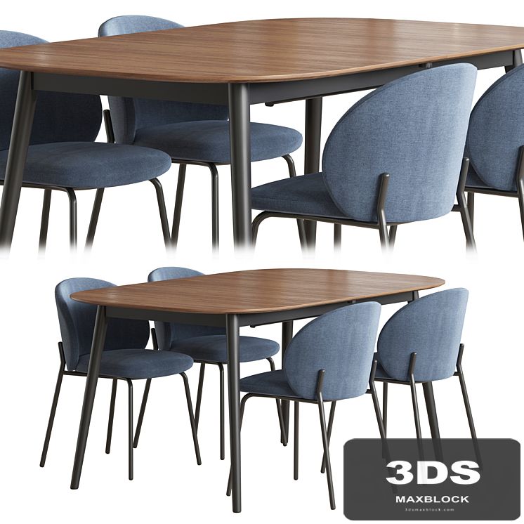 Kingston table Princeton chair Boconcept